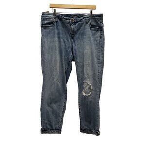 KUT From the Cloth Womens Jeans Size 16W‎ Distressed Pre-Owned